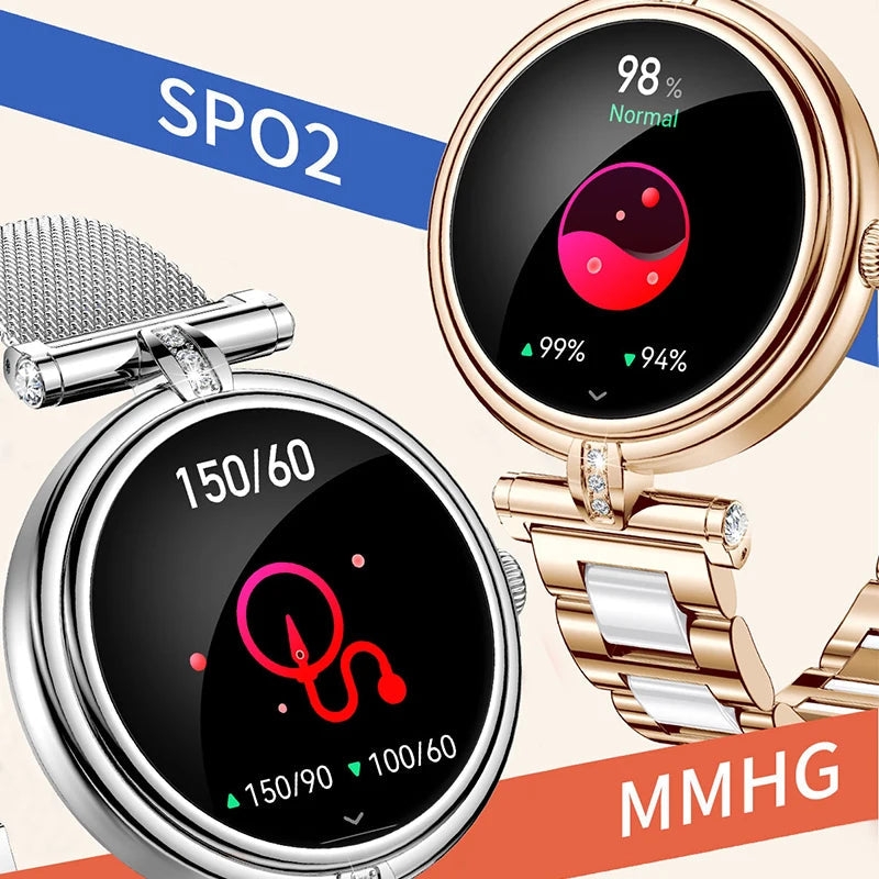 AK62 Women’s Smart Watch – HD Screen Fitness Tracker 2024
