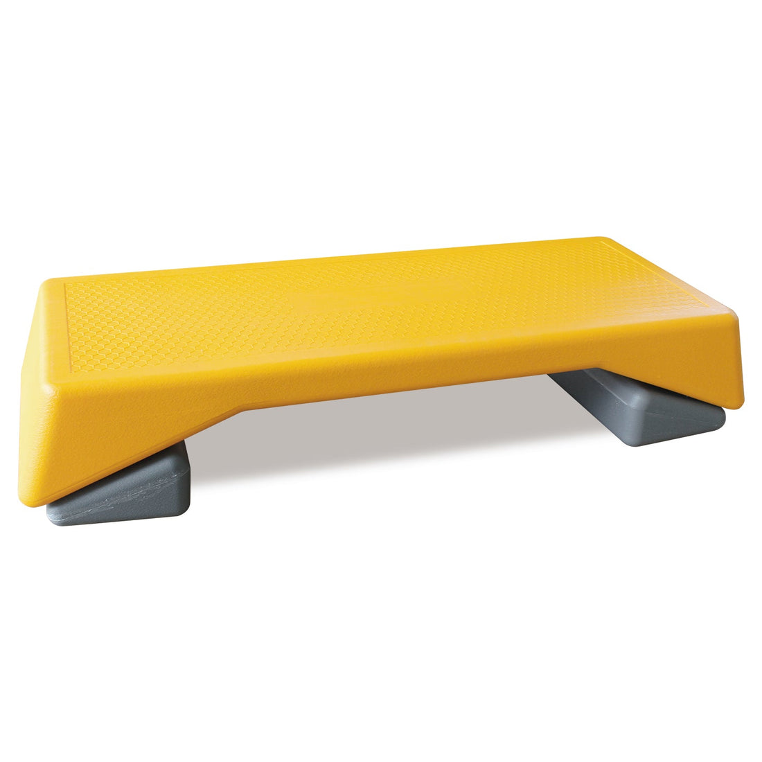 Height Adjustable Aerobics Step Platform Fitness Stepper Trainer Yellow