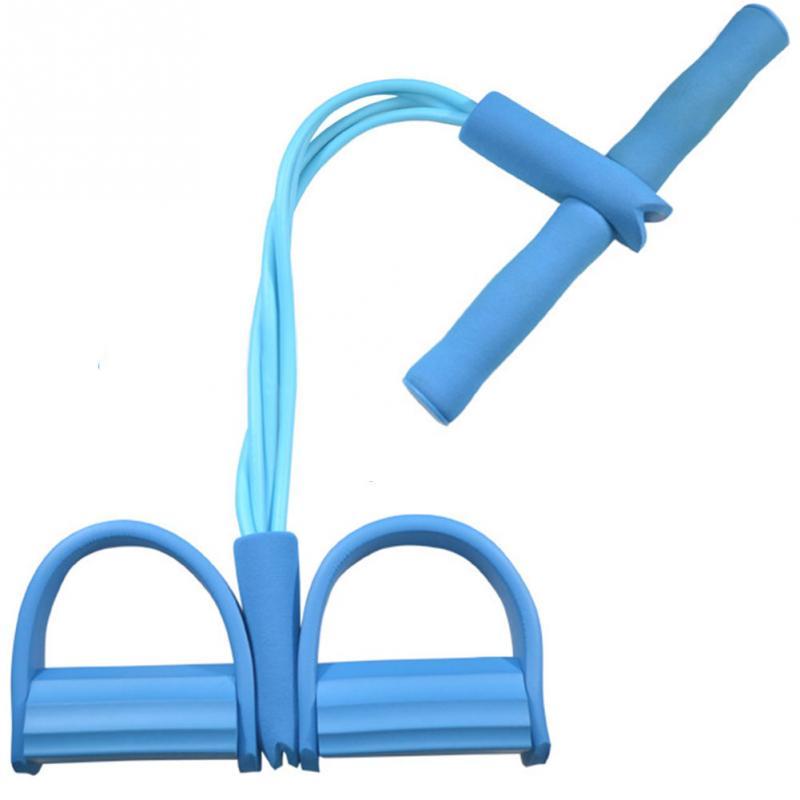 Latex Foot Pedal Resistance Pull Rope Fitness Training Expander