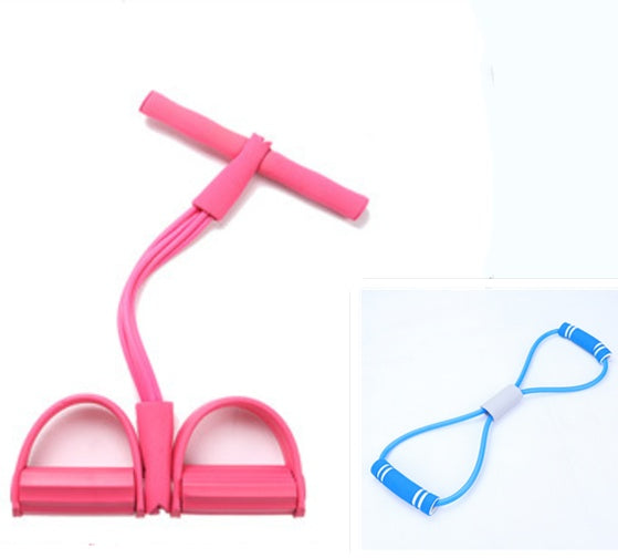 Latex Foot Pedal Resistance Pull Rope Fitness Training Expander
