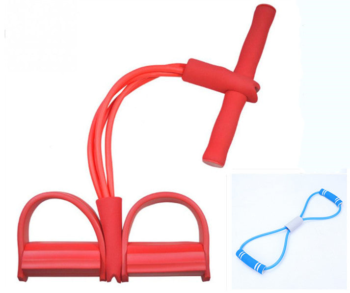 Latex Foot Pedal Resistance Pull Rope Fitness Training Expander