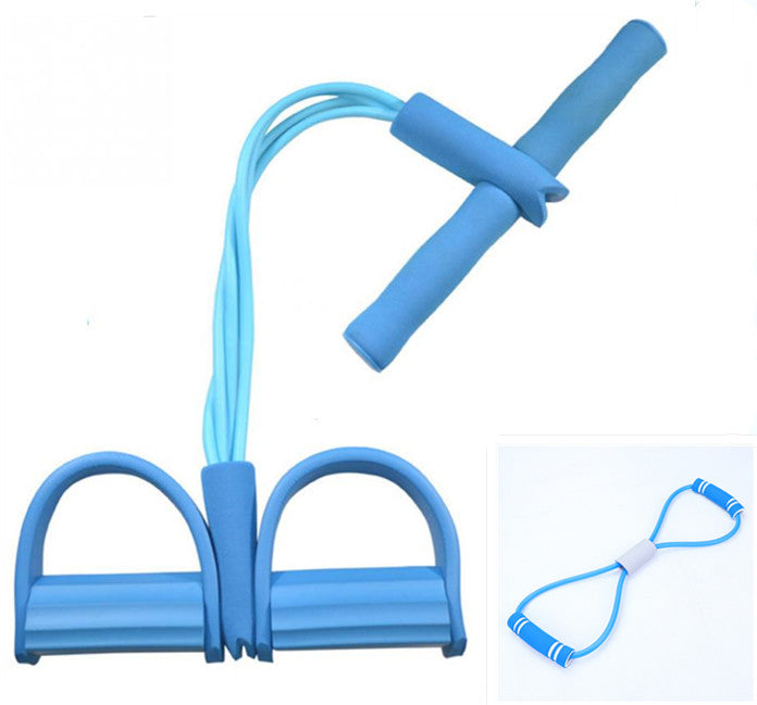 Latex Foot Pedal Resistance Pull Rope Fitness Training Expander
