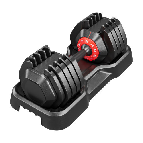 10 in 1 Adjustable Dumbbell Set Quick Rotate 55lb