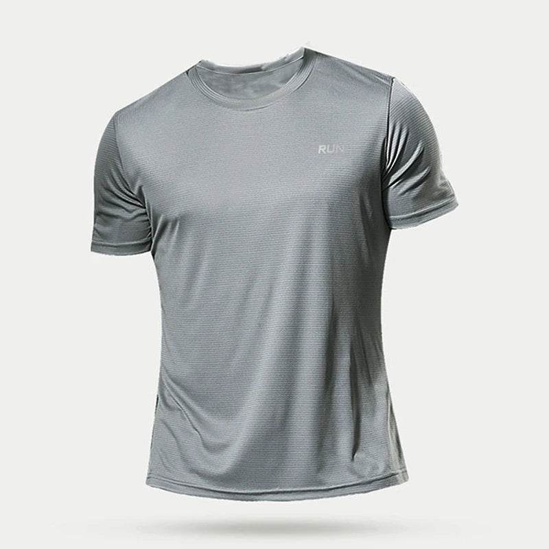 Men’s Quick-Dry Sports T-Shirt – Running & Gym Fitness