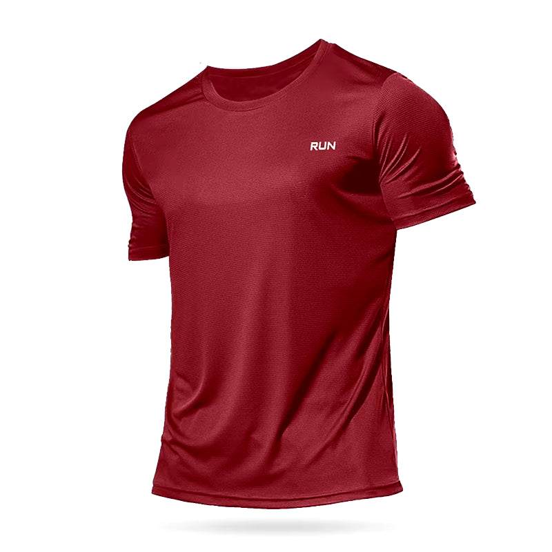 Men’s Quick-Dry Sports T-Shirt – Running & Gym Fitness