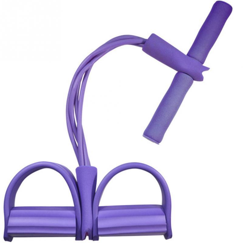 Latex Foot Pedal Resistance Pull Rope Fitness Training Expander