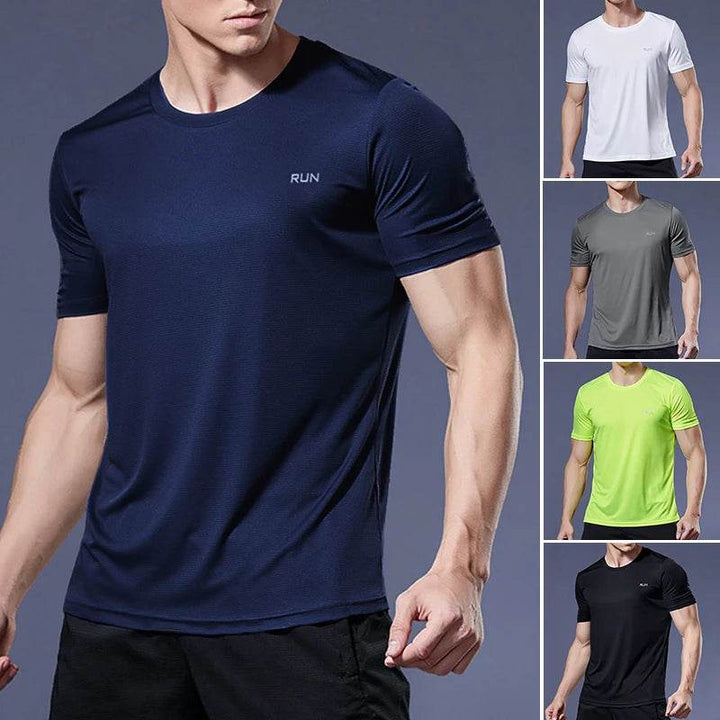 Men’s Quick-Dry Sports T-Shirt – Running & Gym Fitness