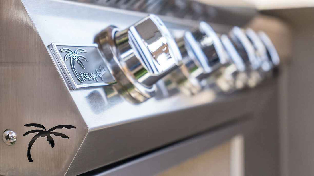 32” Gas Grill with 4 Burners, Laser-Cut Grates & Back Burner