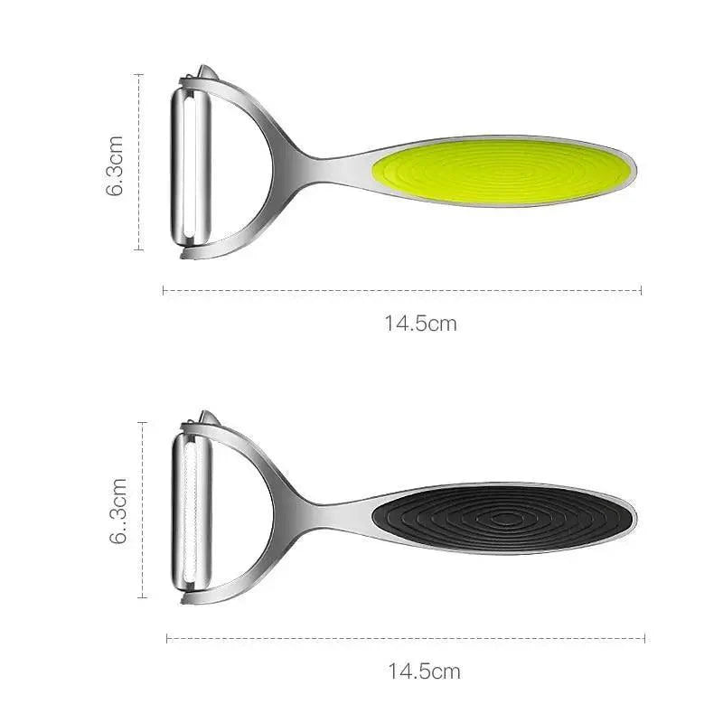 2PCS Stainless Steel Fruit Vegetable Peeler Sharp Kitchen Gadget