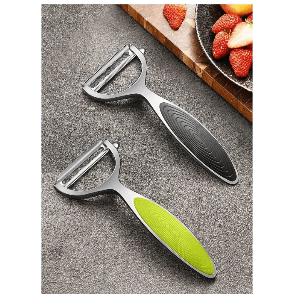 2PCS Stainless Steel Fruit Vegetable Peeler Sharp Kitchen Gadget
