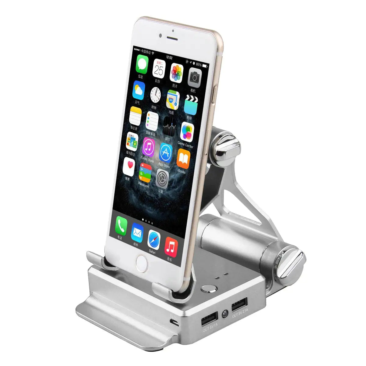 Podium Stand with Extended Battery 200% for iPad iPhone