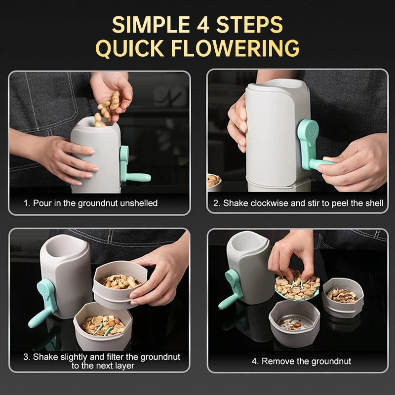 Hand Operated Peanut Sheller Pistachio Peeling Kitchen Gadget Tool