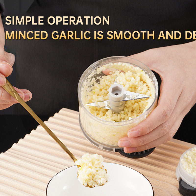 Manual Garlic Roller Press Crusher Kitchen Gadget Tool