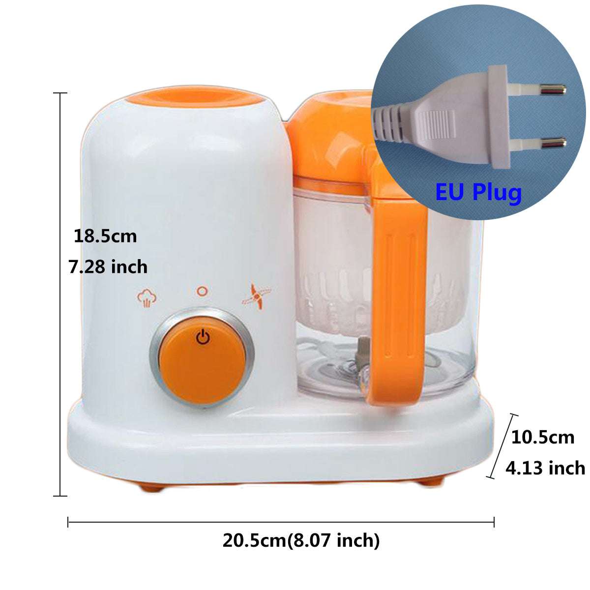 Multi-Function Baby Food Processor Milk Warmer Blender Cooking Device