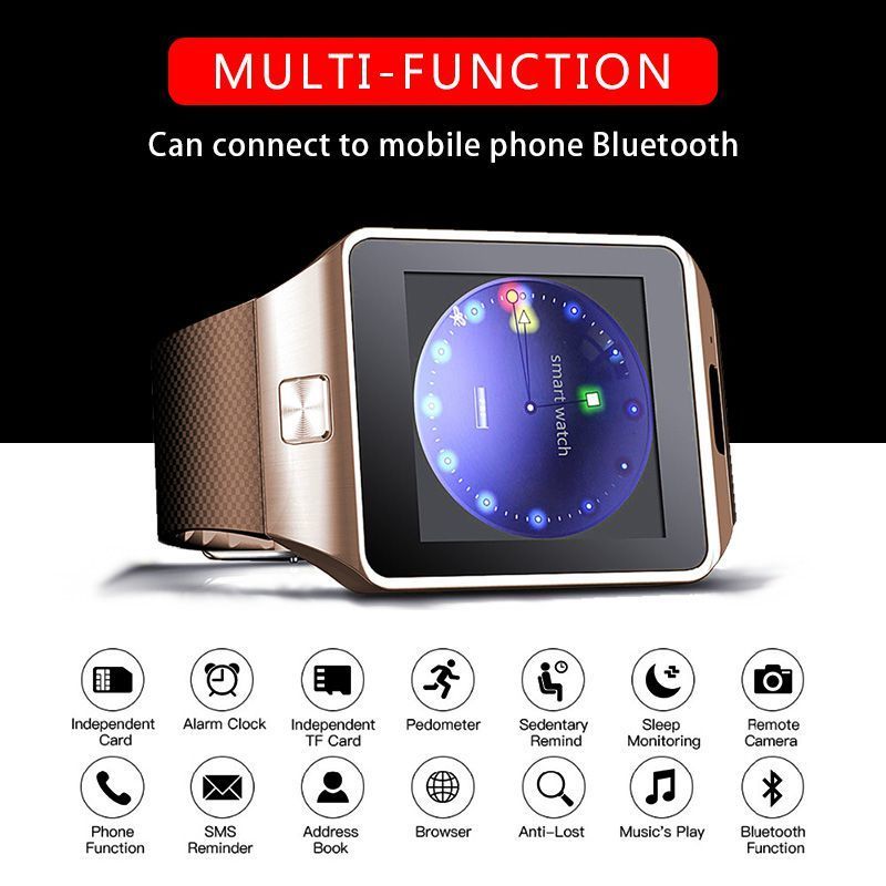 DZ09 Bluetooth Smart Watch Phone Fitness Tracker for Men