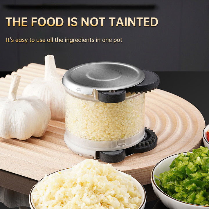 Manual Garlic Roller Press Crusher Kitchen Gadget Tool