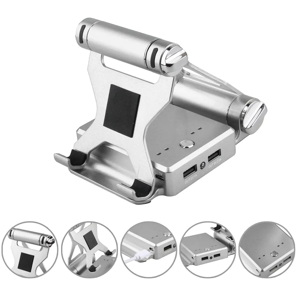 Podium Stand with Extended Battery 200% for iPad iPhone