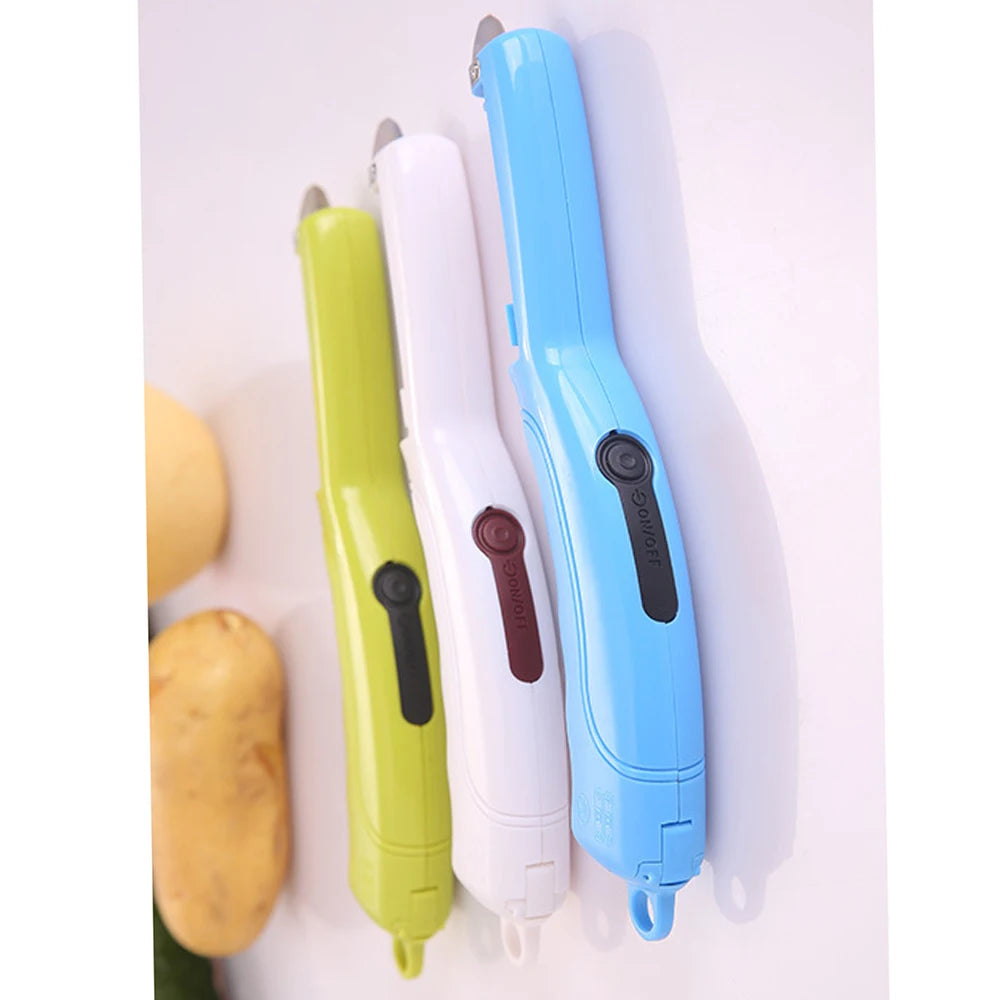 Electric Fruit Vegetable Apple Peeler Potato Carrot Kitchen Gadget