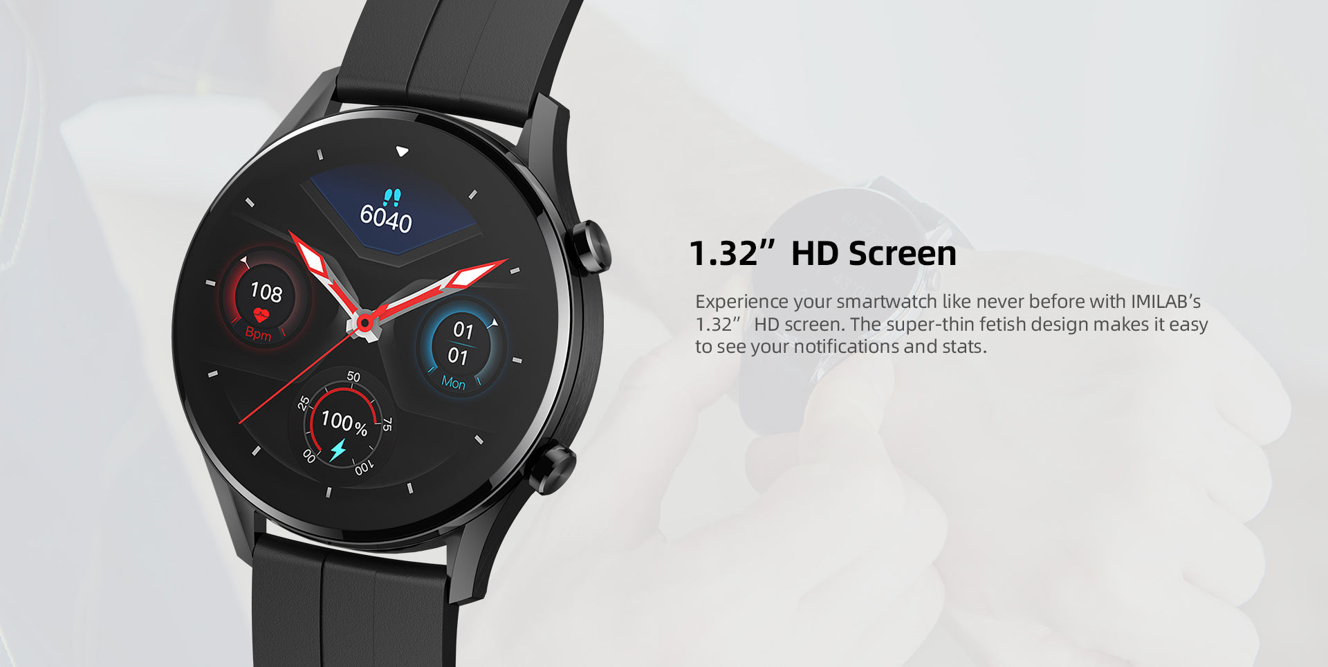 W12 Smart Watch – Bluetooth Fitness Tracker Black