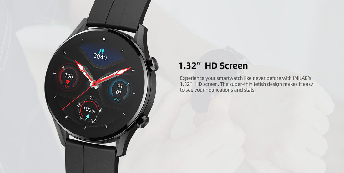 W12 Smart Watch – Bluetooth Fitness Tracker Black