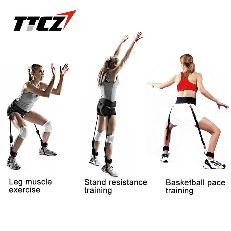 Fitness Bounce Trainer Rope Resistance Band for Agility Training