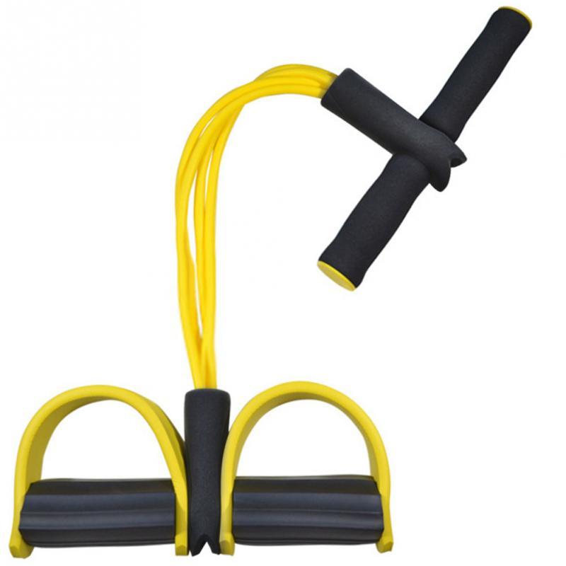 Latex Foot Pedal Resistance Pull Rope Fitness Training Expander