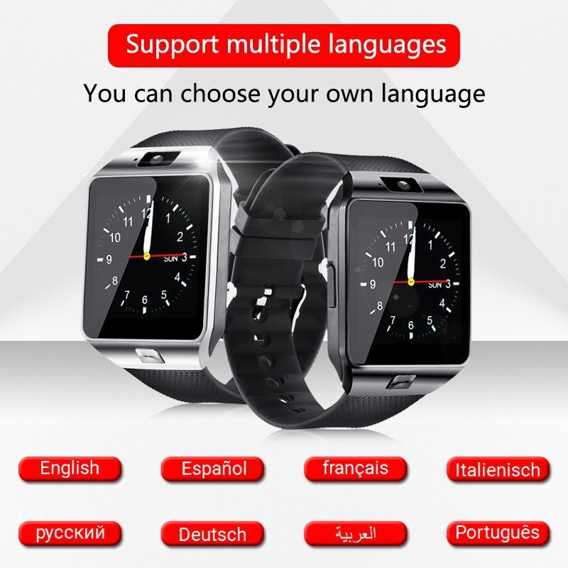DZ09 Bluetooth Smart Watch Phone Fitness Tracker for Men
