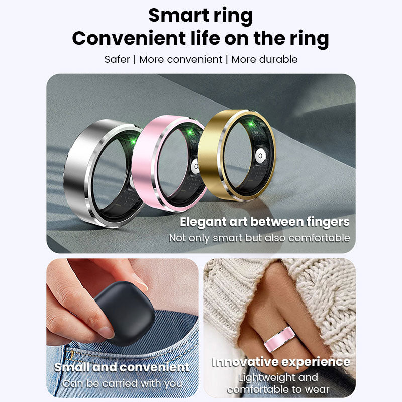Smart Ring – Heart Rate & Fitness Tracker Waterproof