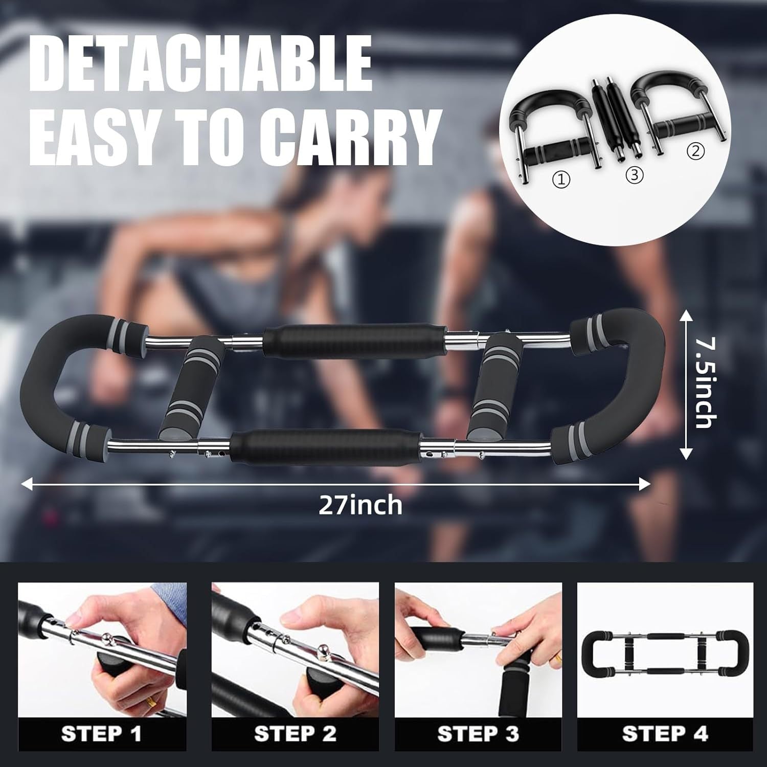 Adjustable Arm & Chest Strength Training Device – Multifunctional