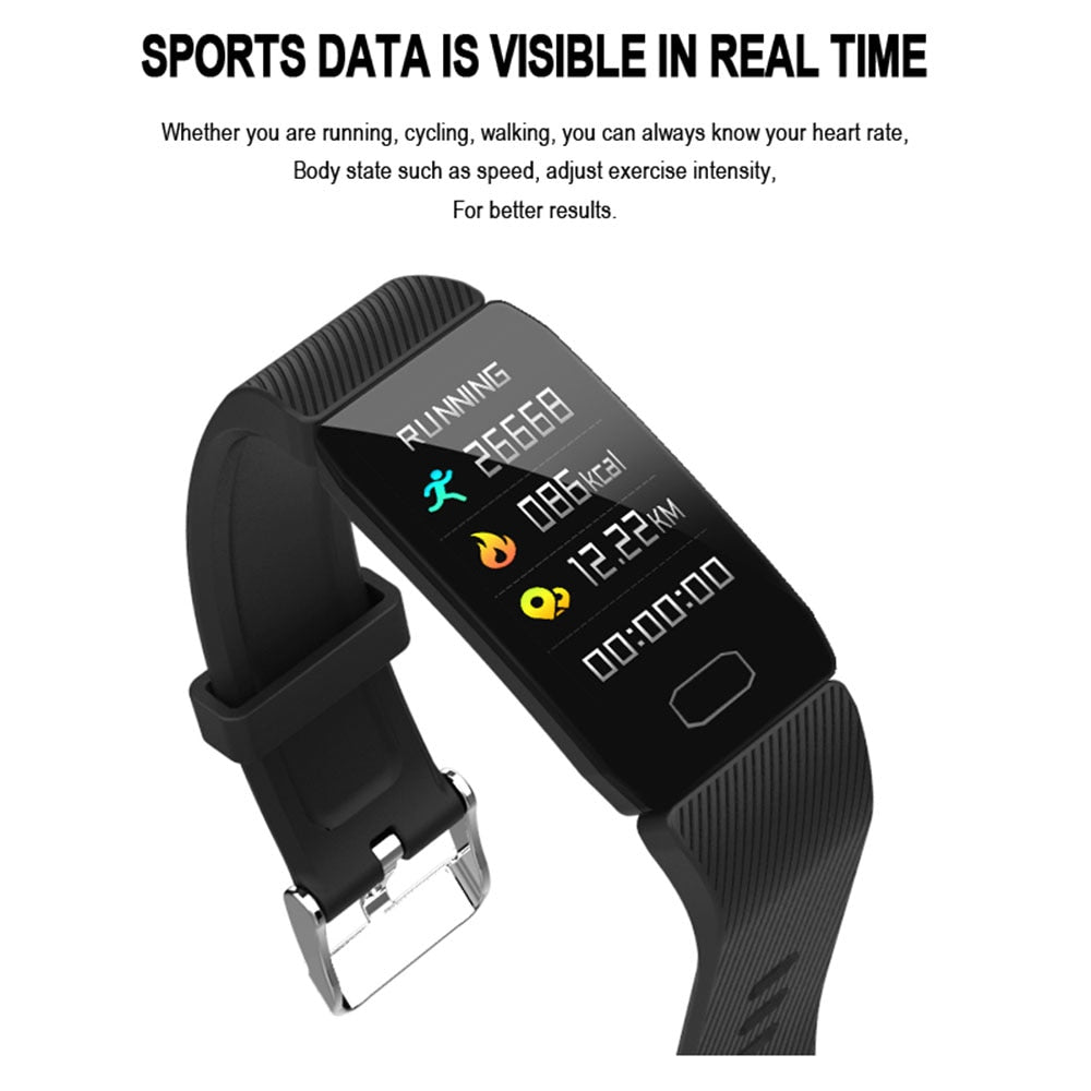 1.14 Smart Fitness Band Heart Rate Blood Pressure Tracker