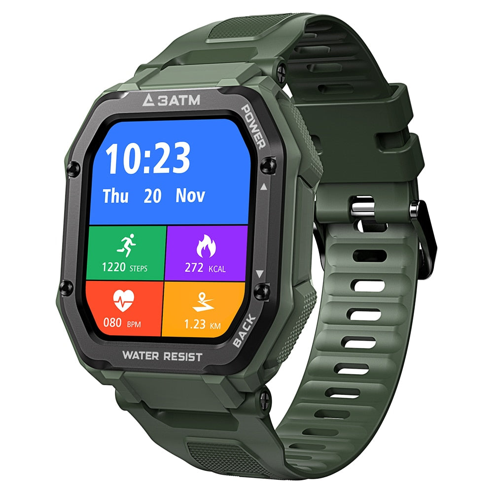 ROCK Rugged Smart Watch Outdoor Waterproof Fitness Tracker for