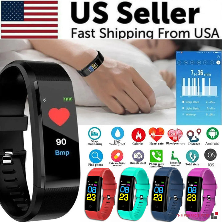 Fitness Smart Watch – Heart Rate & BP Activity Tracker