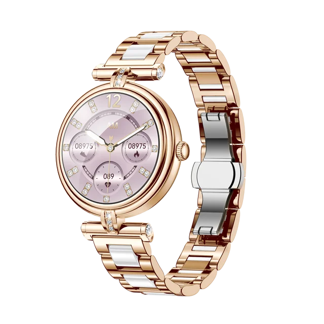 AK62 Women’s Smart Watch – HD Screen Fitness Tracker 2024