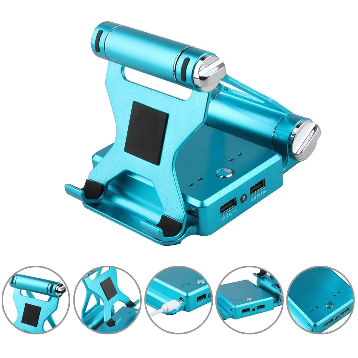 Podium Stand with Extended Battery 200% for iPad iPhone