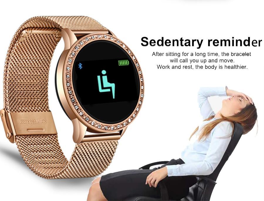 Luxury Women’s Smart Watch – Fitness & Health Tracker