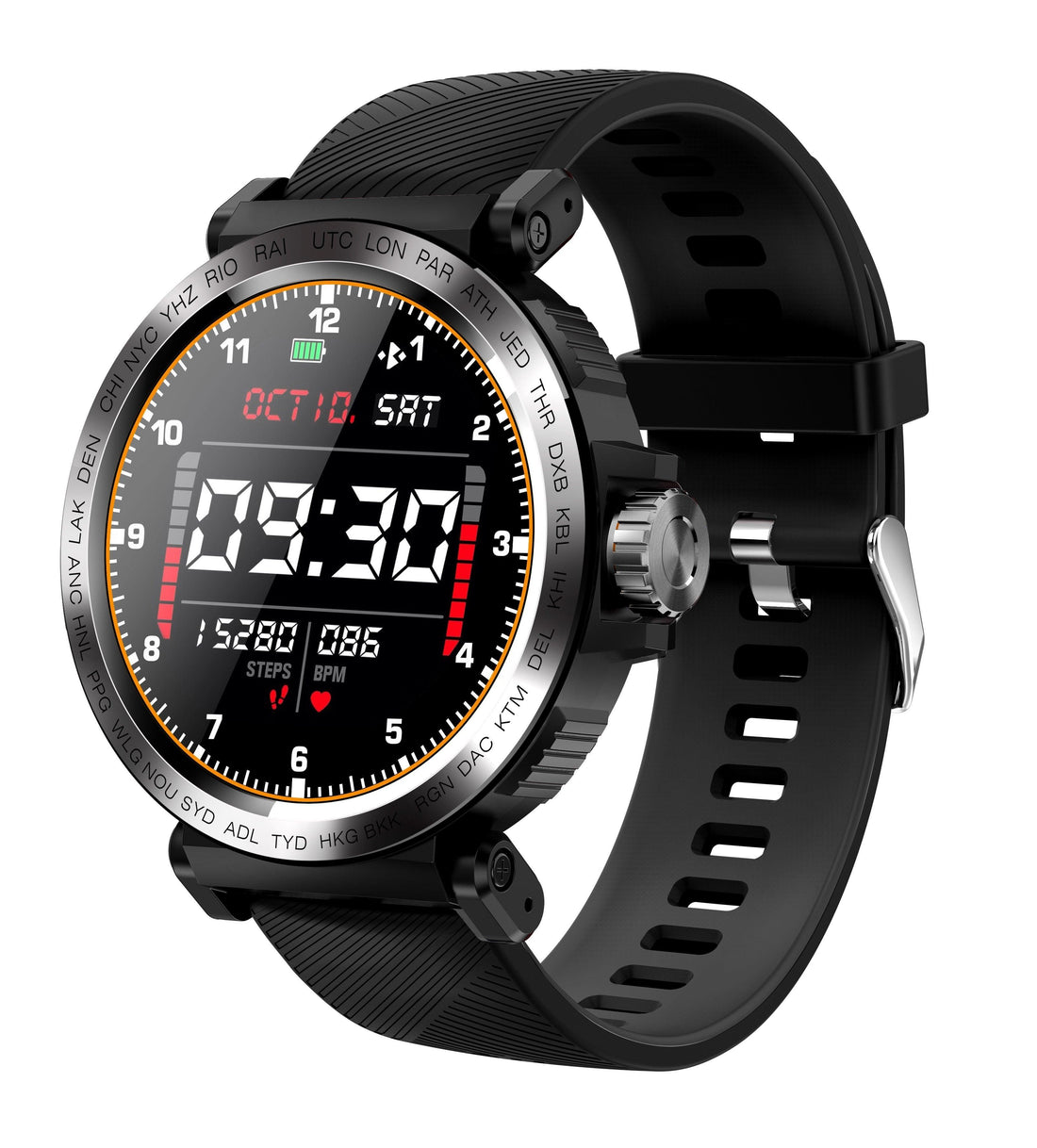 IP68 Waterproof Sport Smart Watch – Touchscreen Fitness Tracker