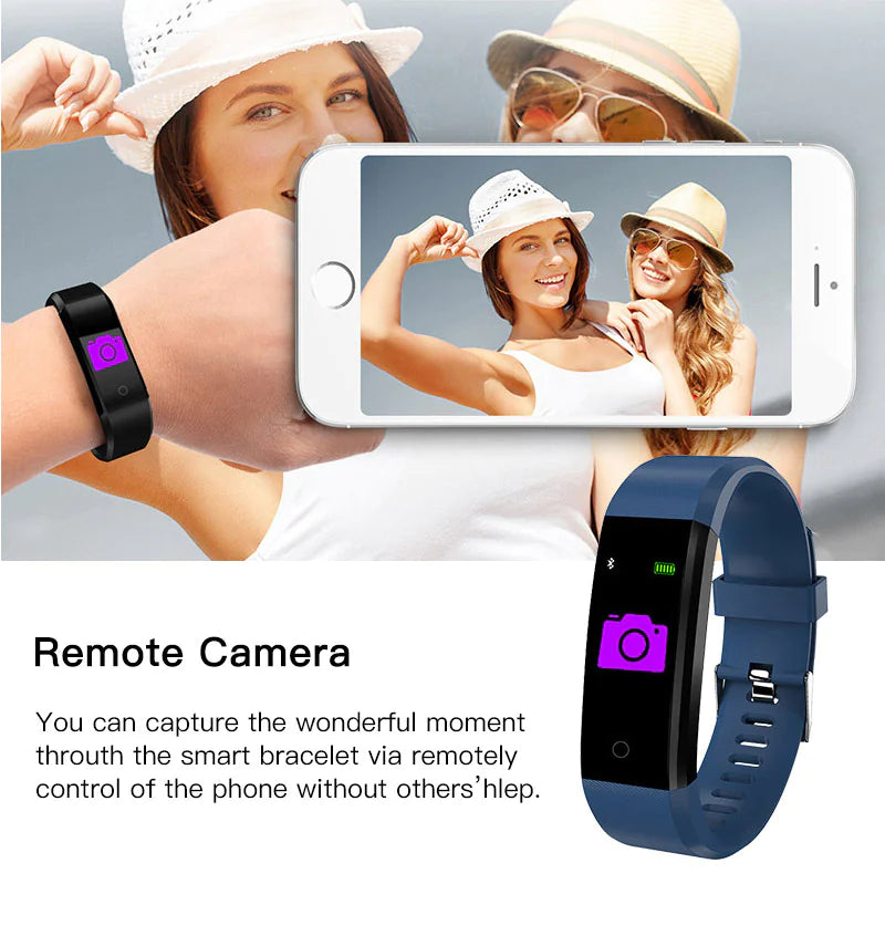 Fitness Smart Watch – Heart Rate & BP Activity Tracker