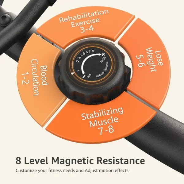 Recumbent Exercise Bike – Indoor Magnetic Cycling for Adults
