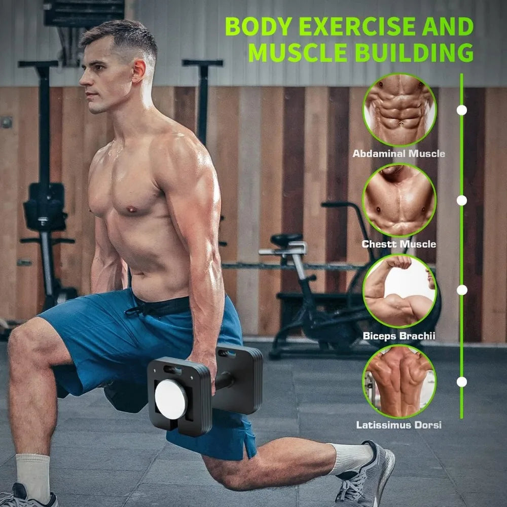 Adjustable Dumbbell Set 10–80lb Quick Lock Home Gym Weights