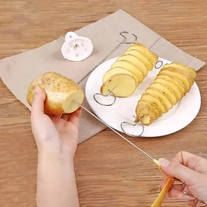 Potato Spiral Cutter Whirlwind Vegetable Slicer Kitchen Gadget Tool