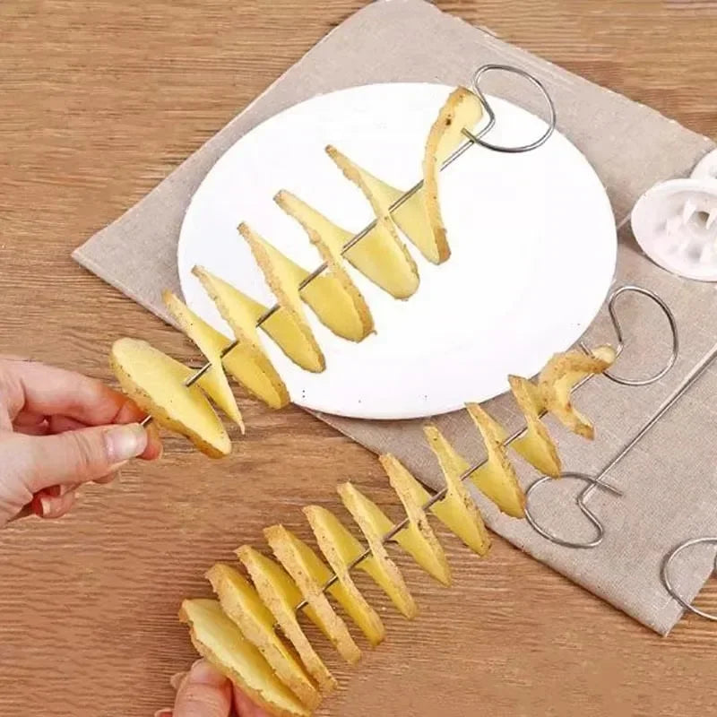 Potato Spiral Cutter Whirlwind Vegetable Slicer Kitchen Gadget Tool