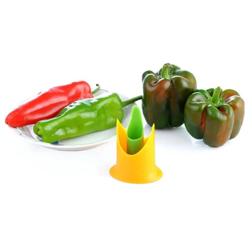 2PCS Vegetable Cutter Corer Seed Remover Kitchen Gadget Essentials