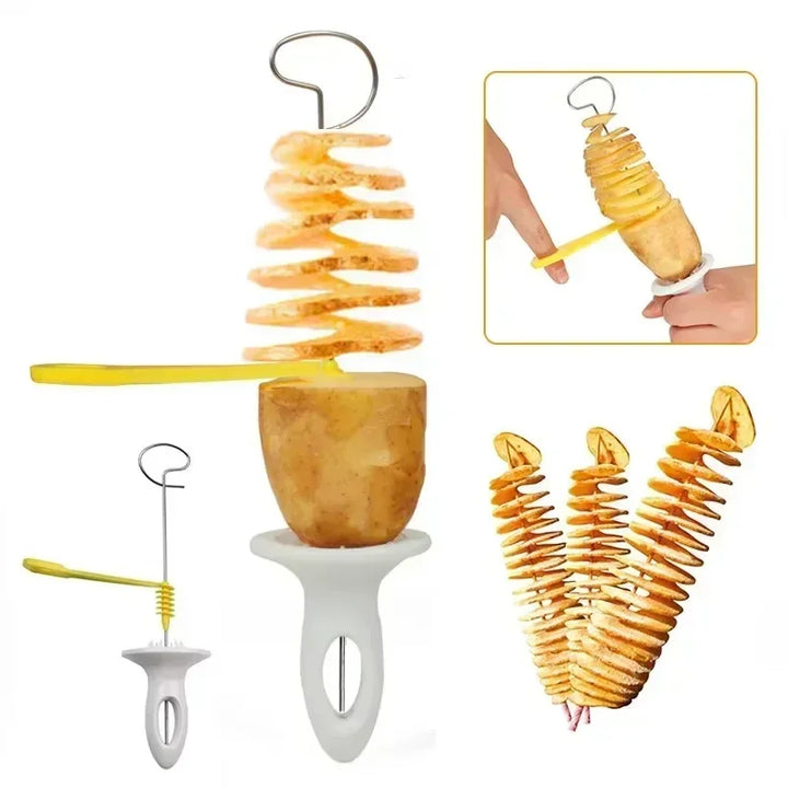 Potato Spiral Cutter Whirlwind Vegetable Slicer Kitchen Gadget Tool