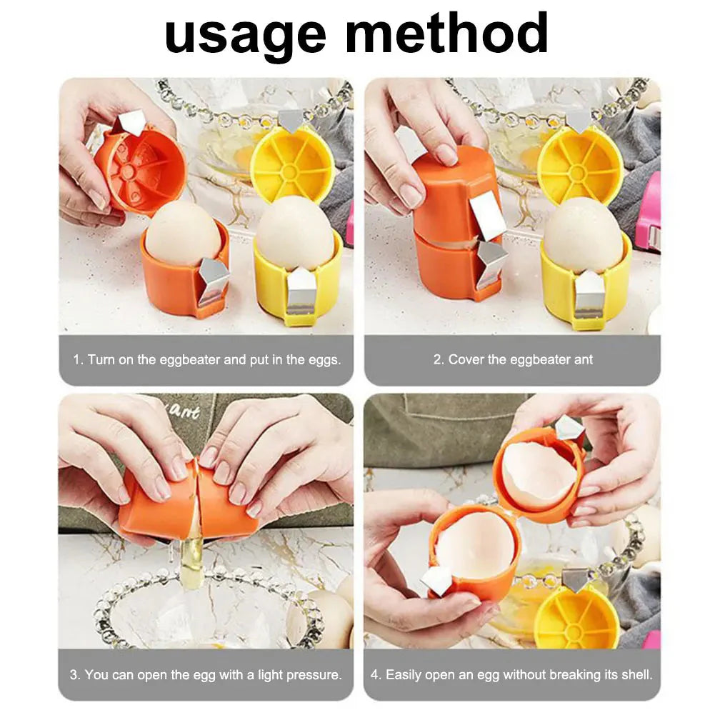 3 in 1 Egg Shell Opener Handheld Kitchen Gadget