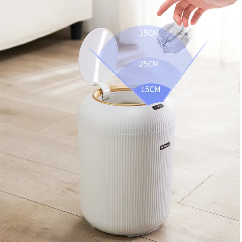 10L Luxury Sensor Trash Can Smart Home Kitchen Bathroom
