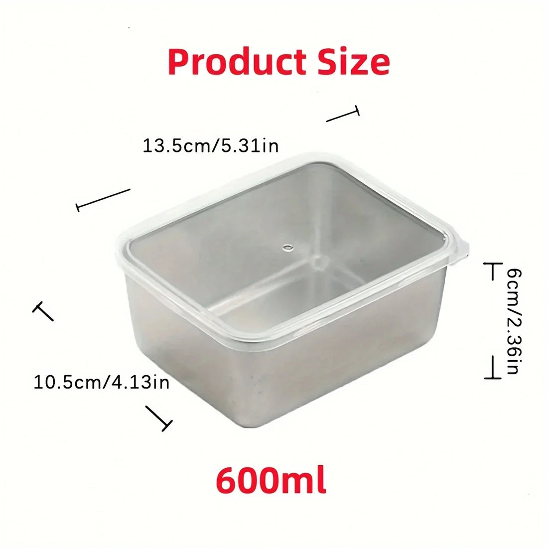 Eco Friendly Stainless Steel Food Storage Leakproof Reusable Container Set