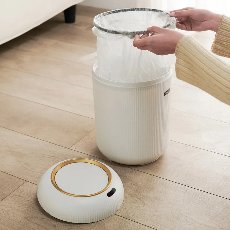 10L Luxury Sensor Trash Can Smart Home Kitchen Bathroom