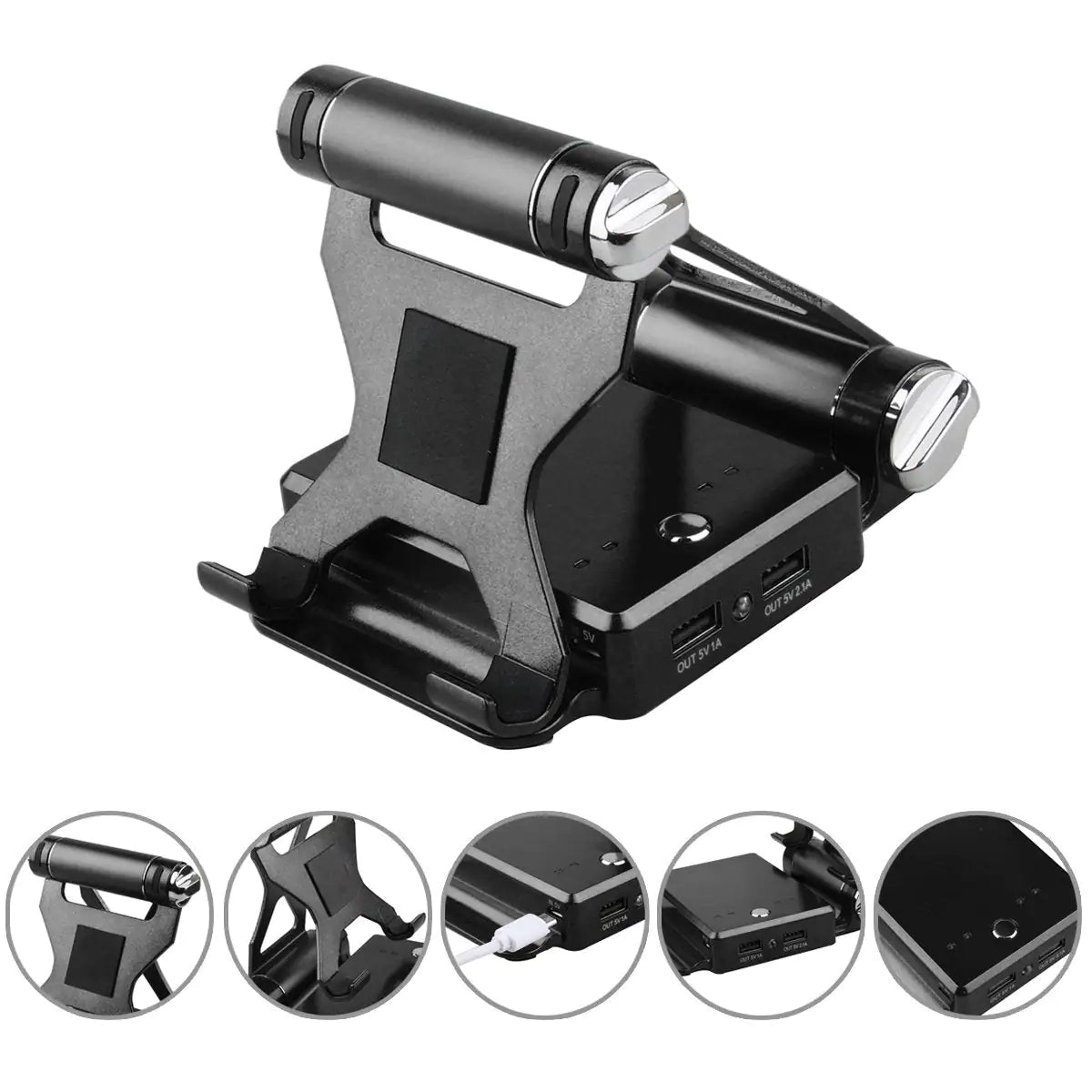 Podium Stand with Extended Battery 200% for iPad iPhone