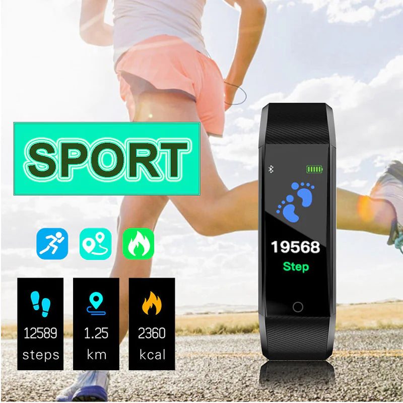 Fitness Smart Watch – Heart Rate & BP Activity Tracker