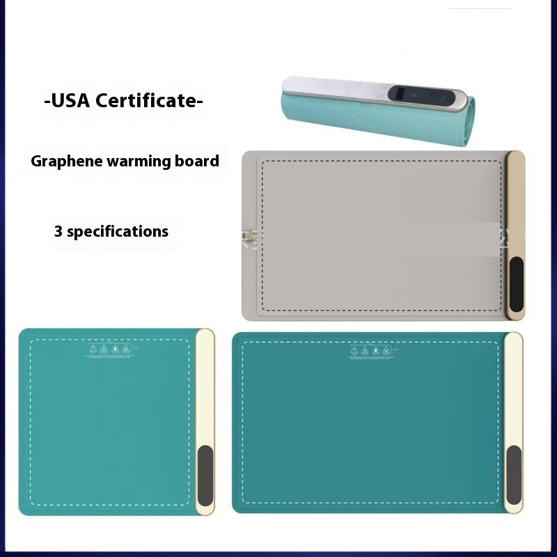Electric Graphene Warming Tray Multi Functional Hot Cutting Board